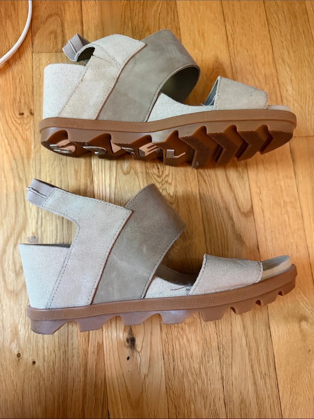 Sorel Heeled Wedge Sandal